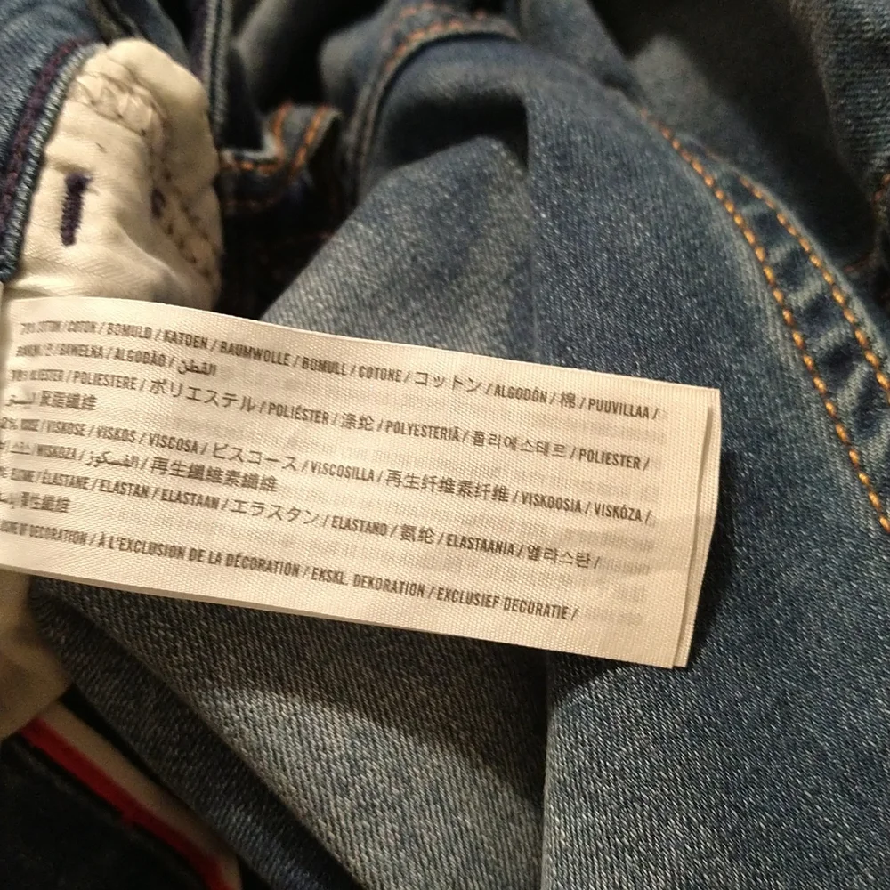 Hollister high rise crop super skinny jeans Sz 5 - Picture 7 of 8